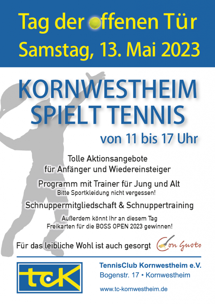 Tag der offenen Tür - Tennis Korwstheim